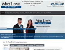 Tablet Screenshot of mikelewisattorneys.com